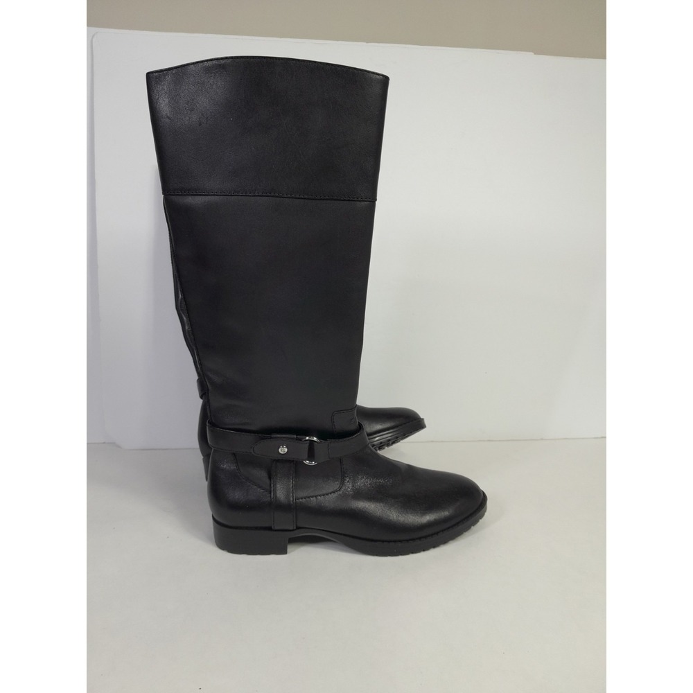 Lauren Ralph Lauren Women's Riding Boots Saniya Black  Size 6 B Side Zip - Picture 2 of 12